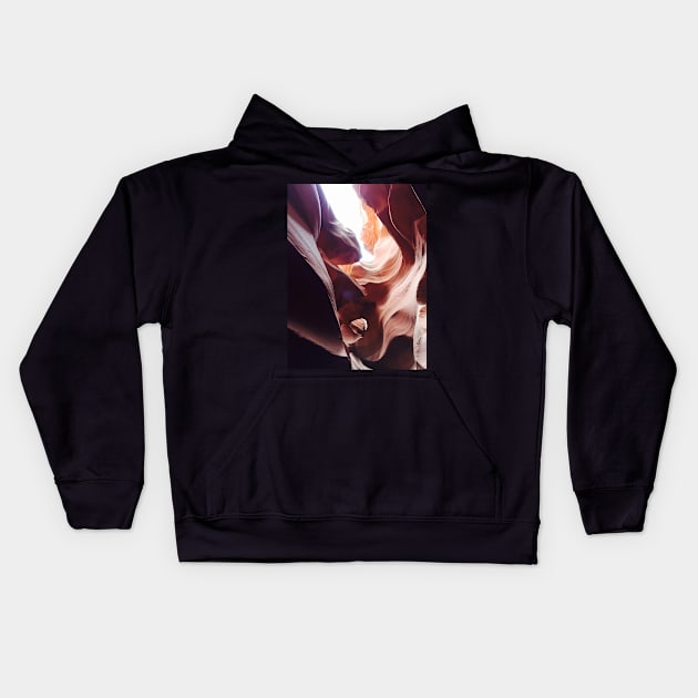 Antelope Canyon Kids Hoodie by jrepkin